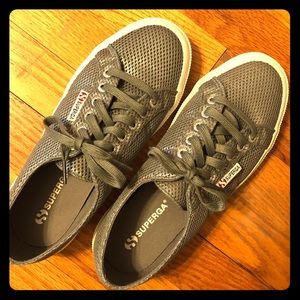 Superga sneakers perforated silver/gray Size 39